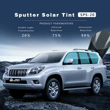 20% Exterior Window Tints Solar Protection Film Sputter series 1.52x30m/Roll
