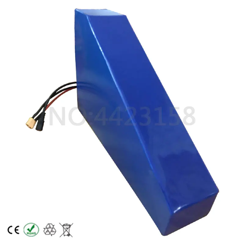 Discount 52v Triangle lithium Battery 52V 32AH Electric Bike Battery 52V 32AH Electric Scooter Battery Use LG Cell For 52V 2000W Motor 4