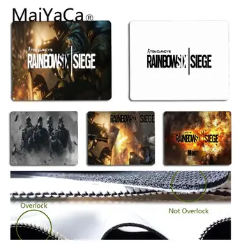 

MaiYaCa Simple Design Rainbow Six Siege Keyboard Gaming MousePads Gamer Speed Mice Retail Small Rubber Mousepad