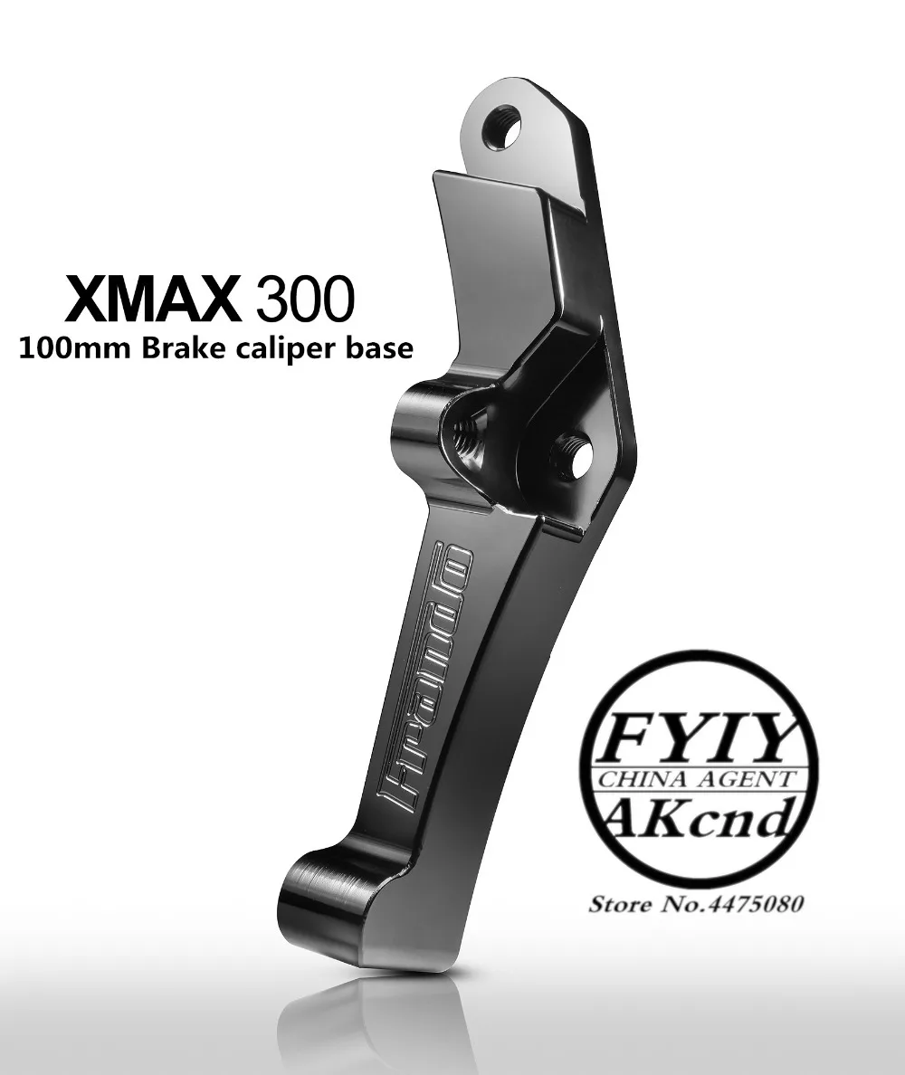

Motorcycle modification CNC aluminum alloy 40mm and 100mm brake caliper bracket For yamaha xmax300 267mmbrake discs