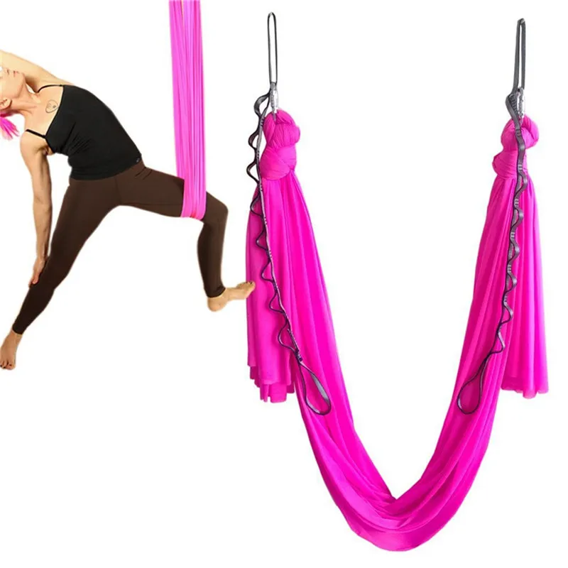 Aerial Yoga Hammock Swing Elastic 5 Meters 2018 Latest Multifunction Anti Gravity Belts For Training Sporting huismerk kopen in de aanbieding Aerial Yoga Hammock Swing Elastic 5 Meters 2018 Latest Multifunction Anti Gravity Belts For Training Sporting huismerk kopen in de aanbieding