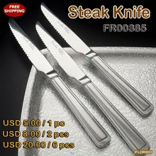 Free shipping ,2pcs/lot,6 pcs/lot,Stainless steel Steak Knife,FR00385