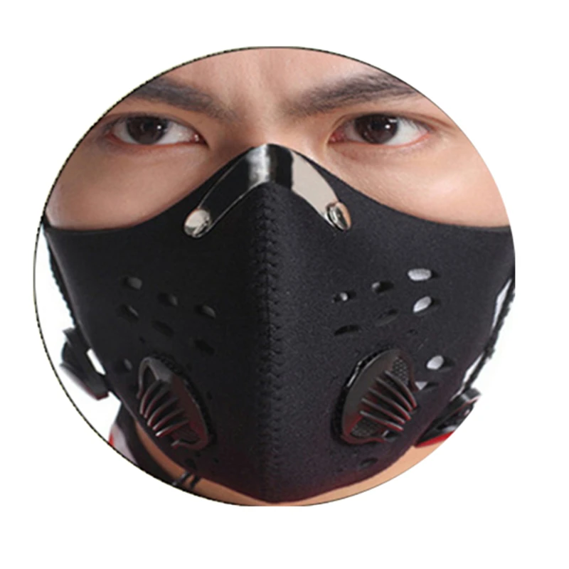 Велосипедная маска с фильтром из активированного угля, манчестерские банданы, маска для велоспорта, лыжного спорта, маска для зимнего лица, маска для бега, Балаклава