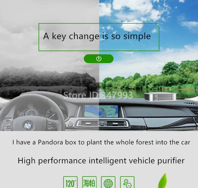 Автомобильный озонатор воздуха очиститель воздуха для автомобиля дезодорант Озон ионизатор генератор стерилизация бактерицидный фильтр дезинфекция чистый