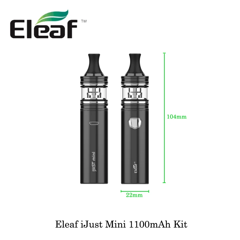 Стартовый набор Eleaf iJust Mini 1100 мА/ч электронная сигарета MTL/DL встроенный