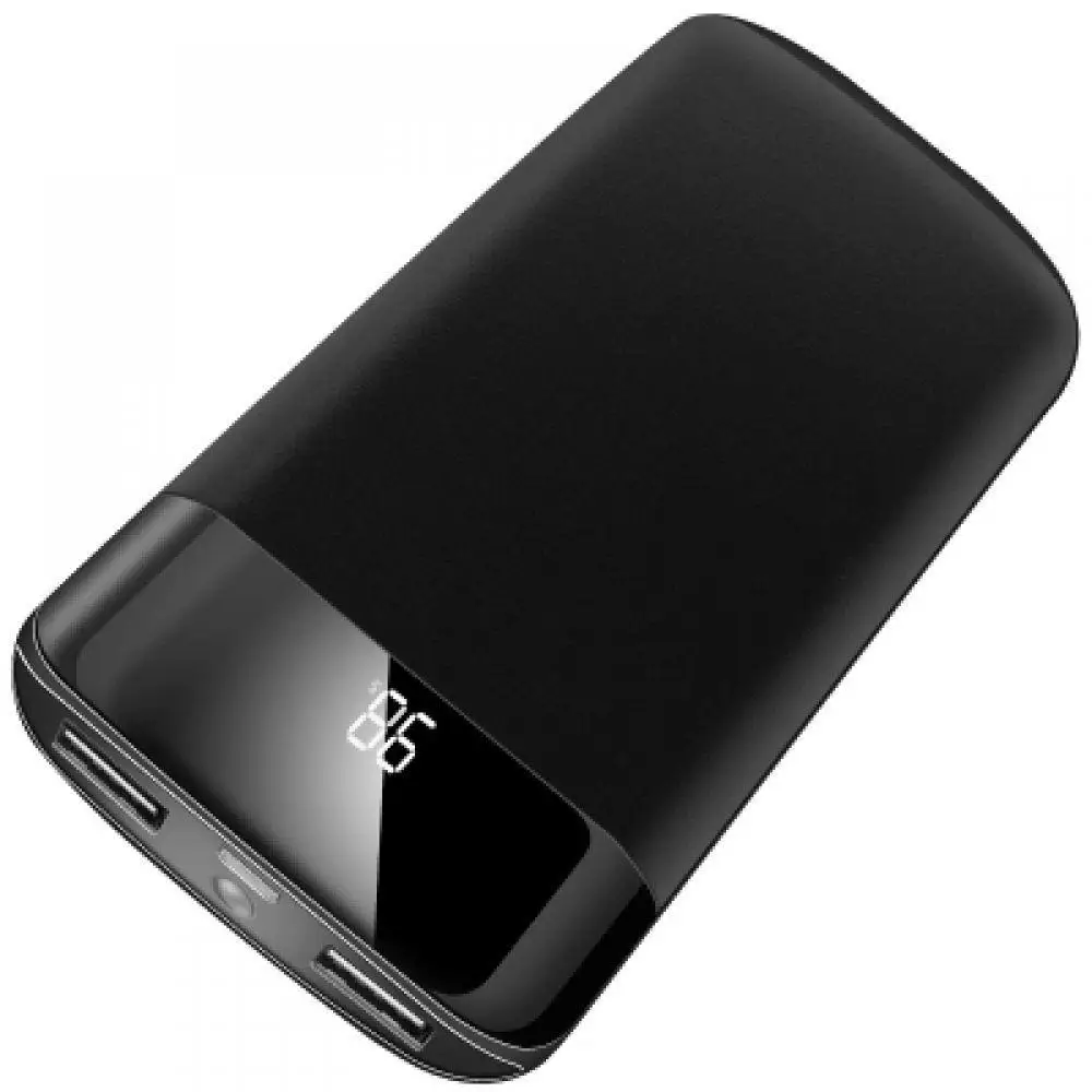 Мини 10000 мАч Внешний аккумулятор повербанк 2 USB LED портативное зарядное устройство