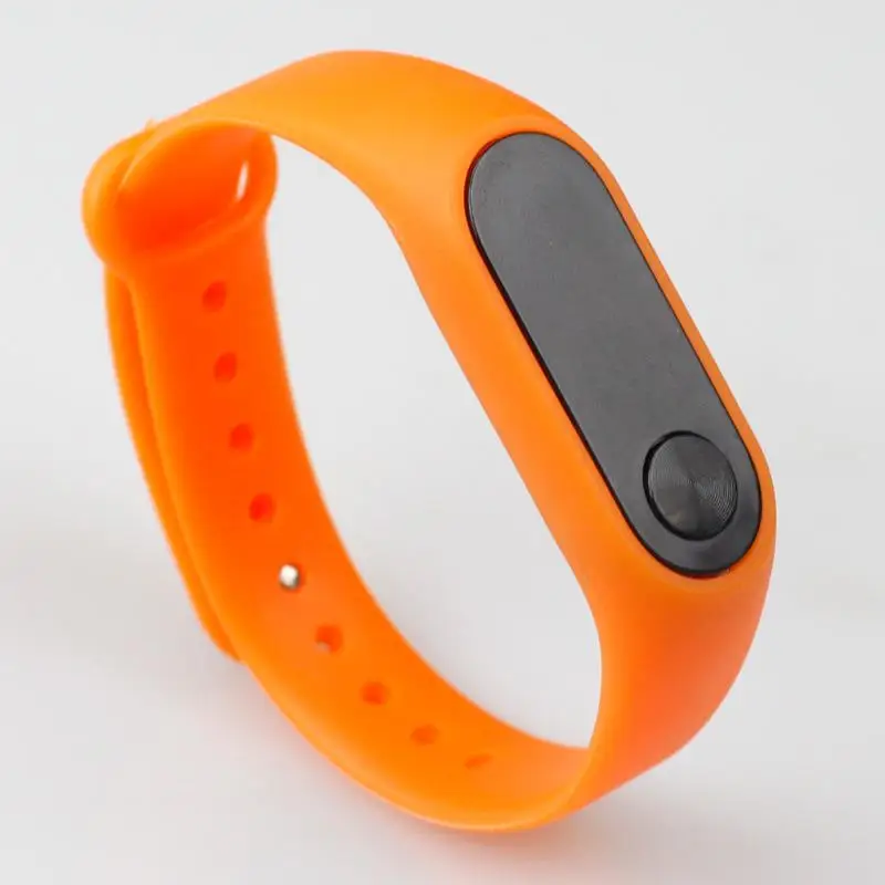 Силиконовые электронные часы ярких цветов для мальчиков и девочек, светодиодный, цифровые часы для мужчин и женщин, спортивные часы с датой, браслет, подарок для студентов - Цвет: orange