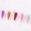 20 pièces, breloques en corne de licorne à paillettes, bijoux de licorne, collier, pendentif, porte-clés, pour décoration DIY, 9*25mm, 20 pièces ► Photo 2/6
