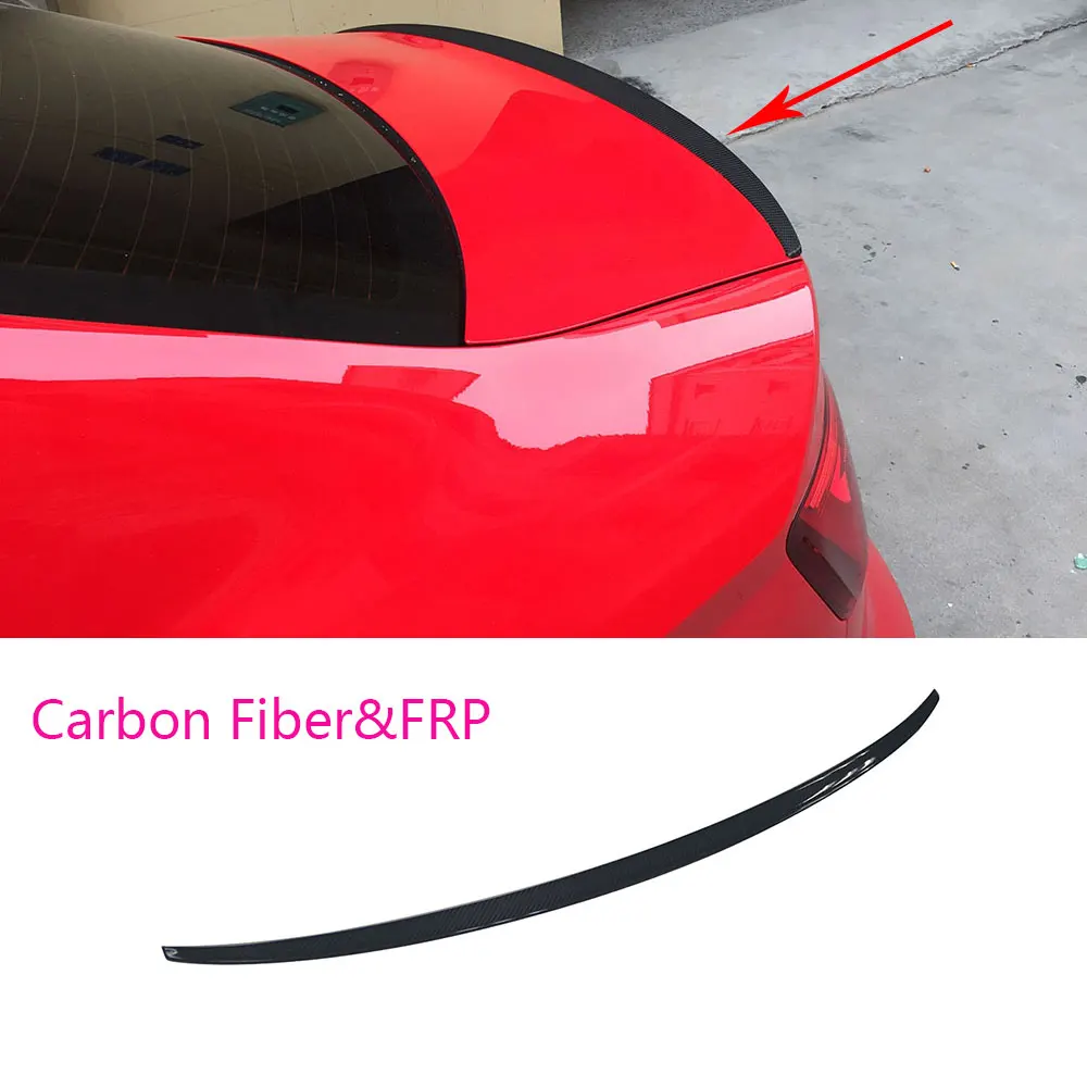 Carbon Fiber Rear Trunk Spoiler Wing Factory Refit For Audi A4//A4 Sline S4 2017