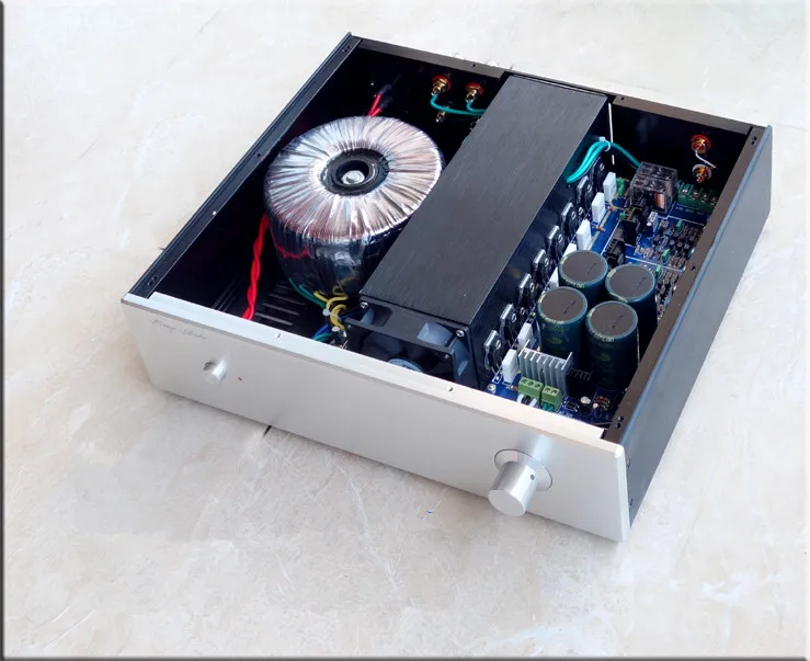 

A4 AC220V Fully Symmetrical Double Differential High Power HIFI Amplifier 250W+250W Stereo AMP
