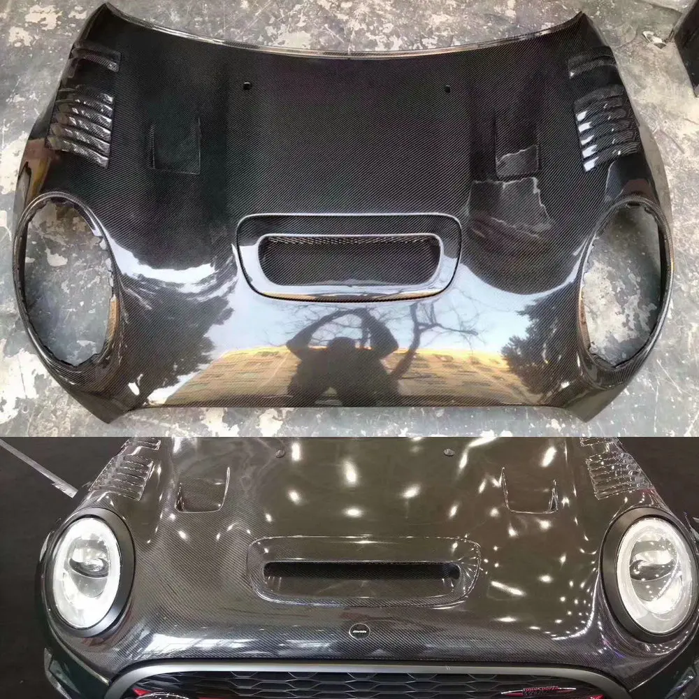 Для BMW Mini Cooper F56 F55 AG декоративный капот из углеродного волокна автомобильный