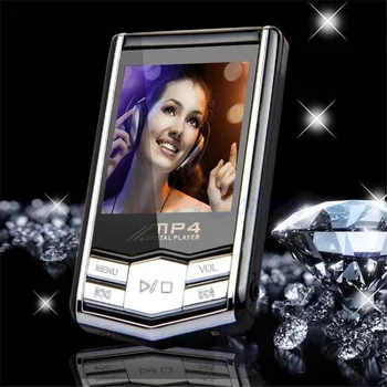 

50p 1.8" TFT Screen Digital 8GB Slim MP4 Player Black Diamond Sport MP3 Music Player,Support Video Game Movie FM,Christmas Gift