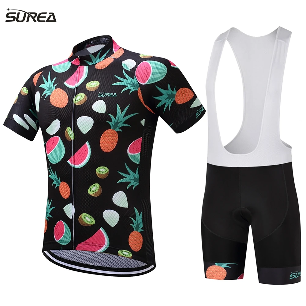 

2019 New Team surea Summer Quick Dry Cycling Jersey Bike Riding Clothing Mountain Bicycle Clothes For man