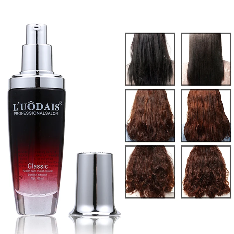 LUODAIS Perfume Hair Oil 80ml Hair Mask Pure Scalp Deep Treatment for Dry Damaged Hair Repair Make It Smooth Shiny Argan Oil