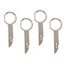 Hand Tool Set 4pcs Car Stereo Radio Removal Remove Tool 4 Keys For Audi For Ford For Volkswagen Car Accessories