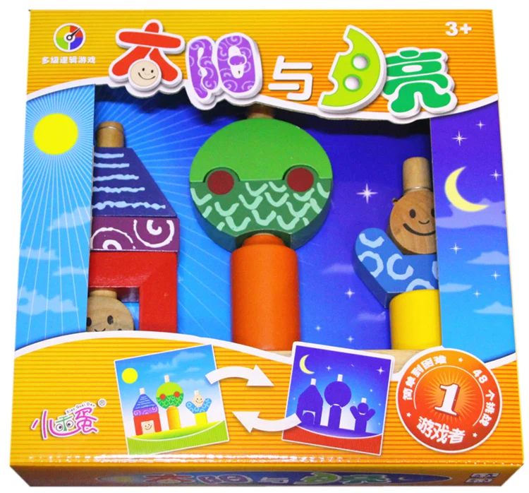 

Guaiguai egg sun and moon puzzle increases IQ by 48 levels, 10 blocks, multiple levels and multiple levels of logic games