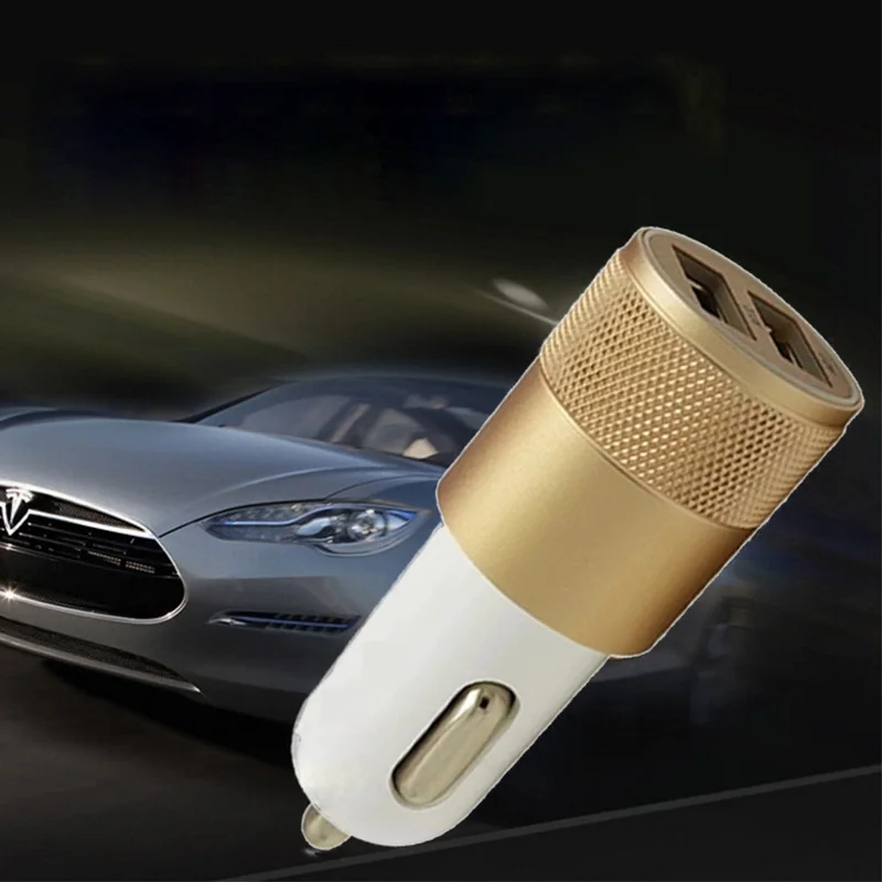 

Car USB Charger Adapter USB 3.0 Dual Port Universal Intelligent Phone Charging Auto For Xiaomi Mi MIX 2 Mi 6 8 5S Note POCOPHONE