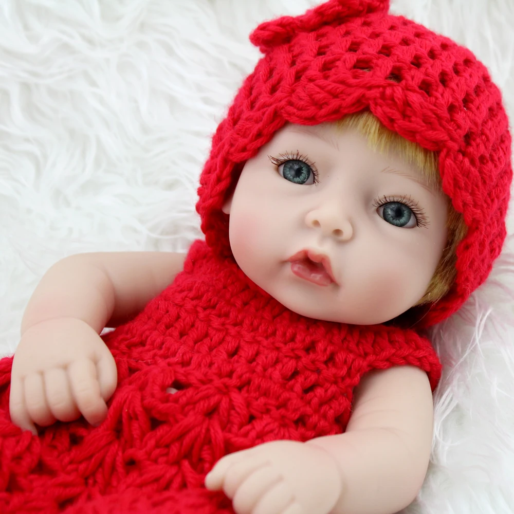 Куклы KAYDORA Reborn Silicone Body Baby Alive Doll для девочек милые игрушки 10 дюймов платье