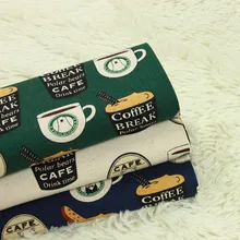 Половина двор ткань из плотного хлопка с Северная Европа принт мультяшного медведя, ручная работа, «сделай сам» Лоскутная работа сумка ткань хлопок B35