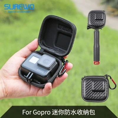 

mini Camera Bag Portable Shockproof Protective Carry case packet package Storage box Small size for gopro 6 Hero5/4