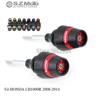 

For HONDA CB1000R CB1000 CB 1000R 2008-2014 Frame Slider Crash Protector Bobbins Falling Protection Motorcycle Accessories Logo