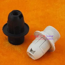 10 шт. E14 лампа черно-белая настольная лампа весь зуб Кассетный небольшой винтовой ламповый патрон для осветительных приборов Сделай Сам акриловые круглые светодиодные лампы