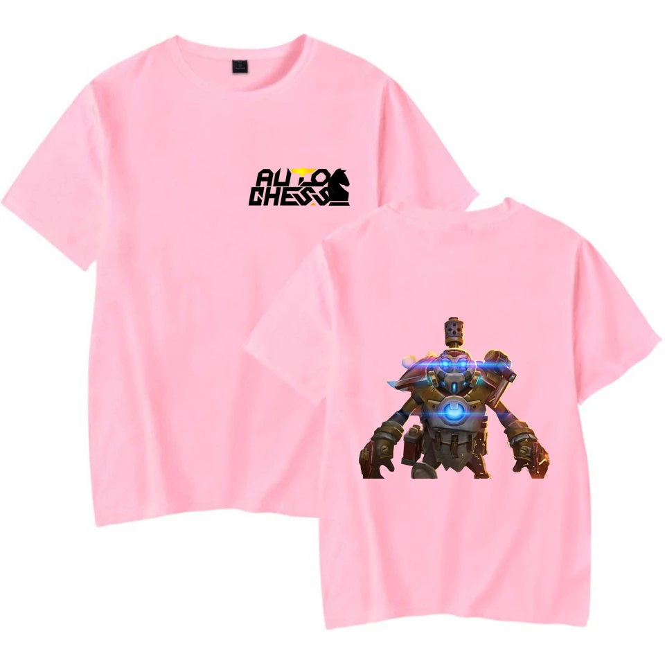  Game Dota AUTOCHESS t shirts Summer cotton Comfortable Tops Leisure Game Auto chess tshirt Men/Wome