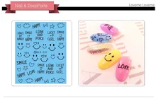 1 Copriletto Fashion Nails Manicure di Arte Della Decorazione Della Decalcomania Disegno di Trasferimento Dell'acqua Sticker Per Le Unghie Consigli di Bellezza(China)