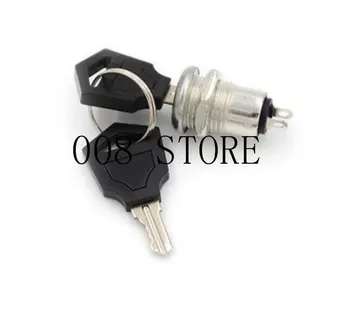 

10PCS Key Switch ON/OFF telephone Lock Switch-11ZS Free Shipping