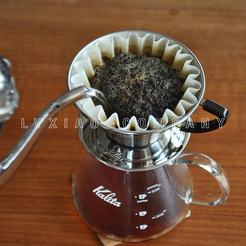 Kalita капельница для кофе из нержавеющей стали ручные фильтры с тремя отверстиями