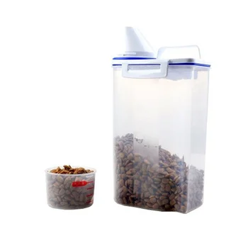 

Dog Food Container Bucket Feeder Storage Pet Cat Food Container Mildew Anti-oxidation Large Capacity Storage Moisture-proof Box