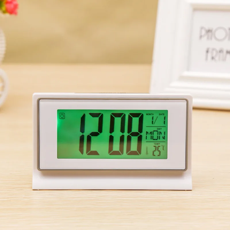 Modern LED Alarm Clock Despertador Temperature Humidity Electronic Desktop Digital Table Clocks Silent Clock Snooze Alarm Clock Modern LED Alarm Clock Despertador Temperature Humidity Electronic Desktop Digital Table Clocks Silent Clock Snooze Alarm Clock