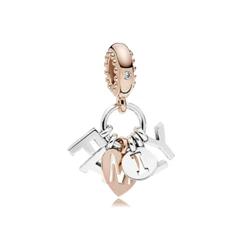 

Perfect Warm Family Dangle Charm Beads Fit Original Pandora Bracelet & Necklace For Women Jewelry Gift