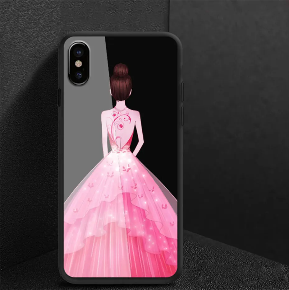 Luxury-Wedding-Dress-Girl-Phone-Cases-for-iPhone-6-6s-7-8-Plus-6plus-Ultra-Thin(6)