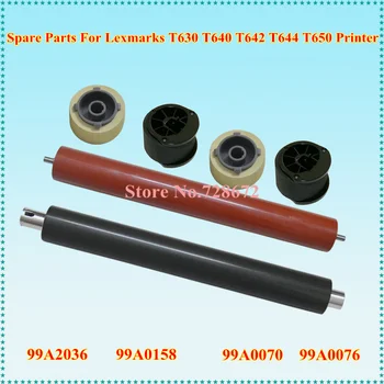 

99A2036 Upper Fuser Roller + 99A0158 Lower Pressure Roller + 4PC Pickup Roller for Lexmark T630 T640 Printer