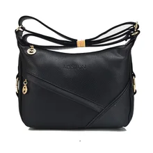 Модные женские сумки из натуральной кожи, сумка для женщин, черная сумка на плечо, женская сумка через плечо, Женская дорожная сумка-мессенджер