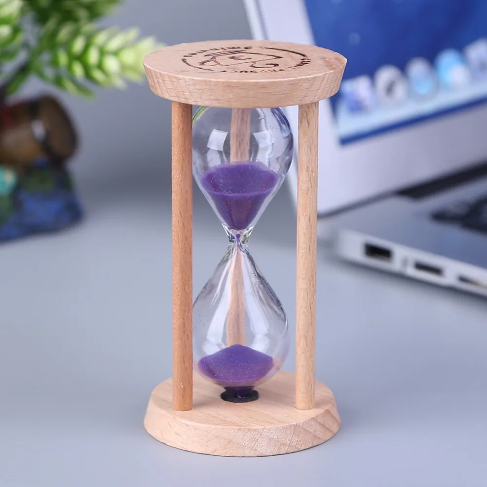 LIOOBO 3 en 1 Minuteur Sable Transparent sablier Horloge /à Sable pour Cuisine Domestique 3 4 5 Minutes