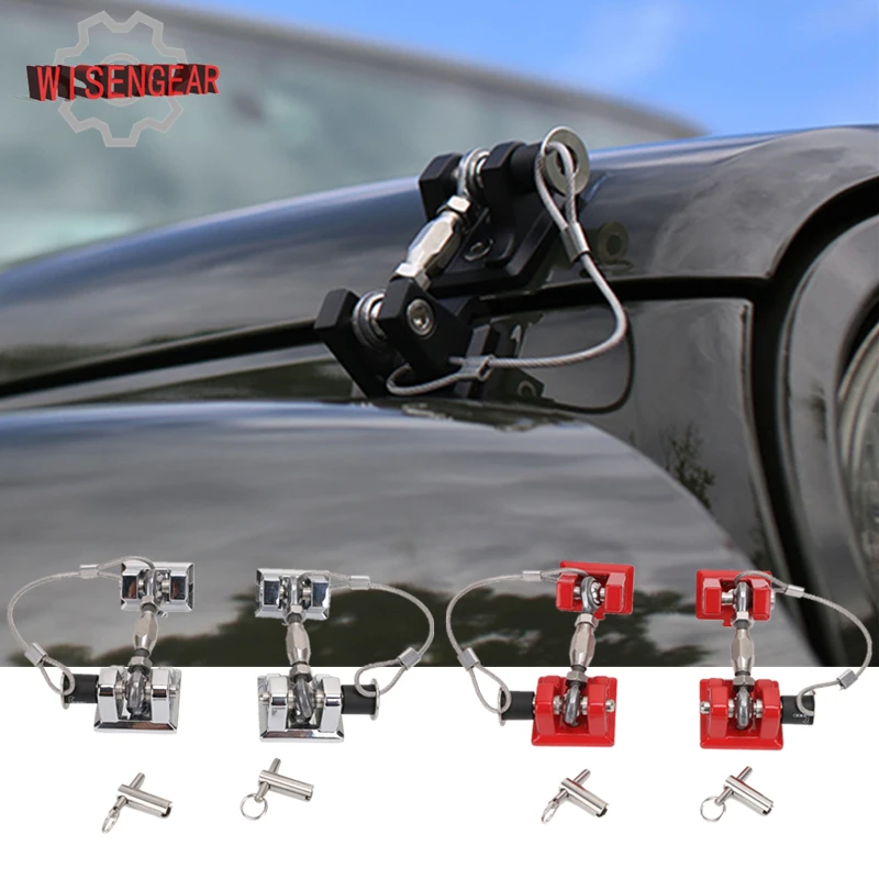 Фиксатор капота двигателя WISENGEAR для Jeep Wrangler JK Sahara Freedom Rubicon 2007-2017 CEK074 1 пара |