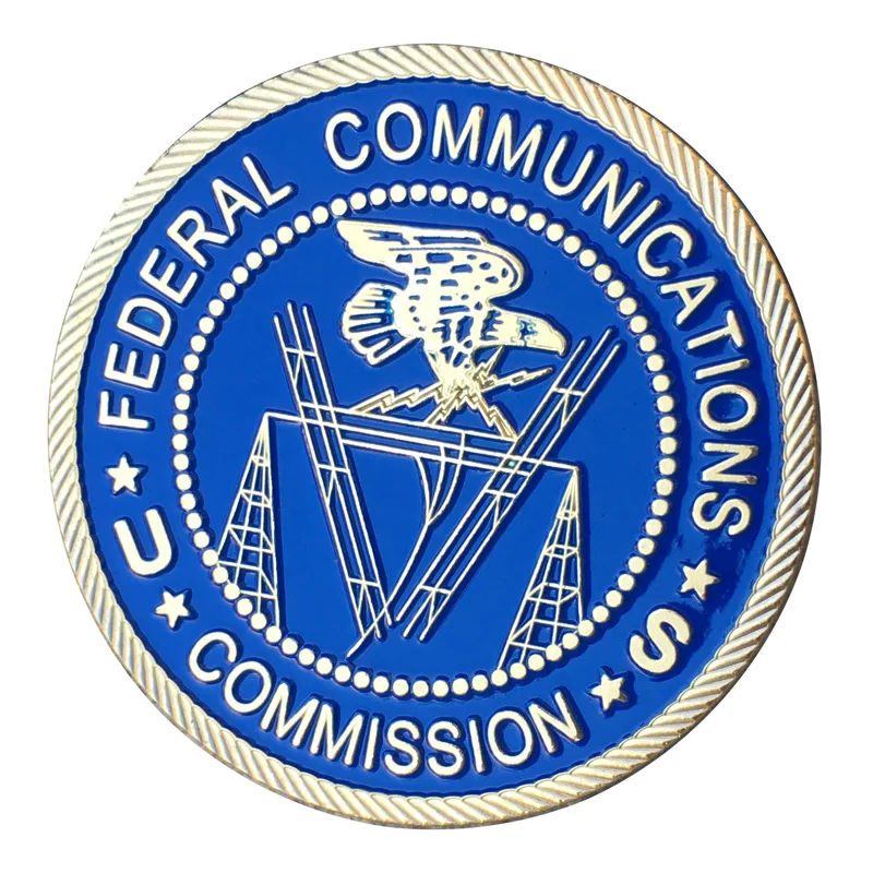 

NEW- Good Selling Coin Military US Federal Communication Gold Plated With Plastic Case For Collection Challenge Coin/Medal 1425#
