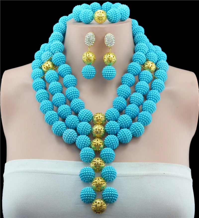 Buy 2016 Plated Gold African Beads Jewelry