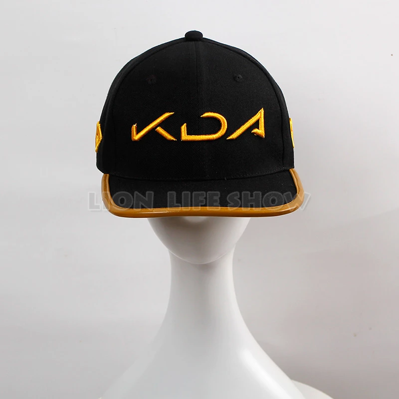 Фото Бейсболка для взрослых и детей Снэпбэк Кепка косплея игр K/DA KDA Akali Аксессуары Бейсболка для взрослых и детей Снэпбэк Кепка косплея игр K/DA KDA Akali Аксессуары