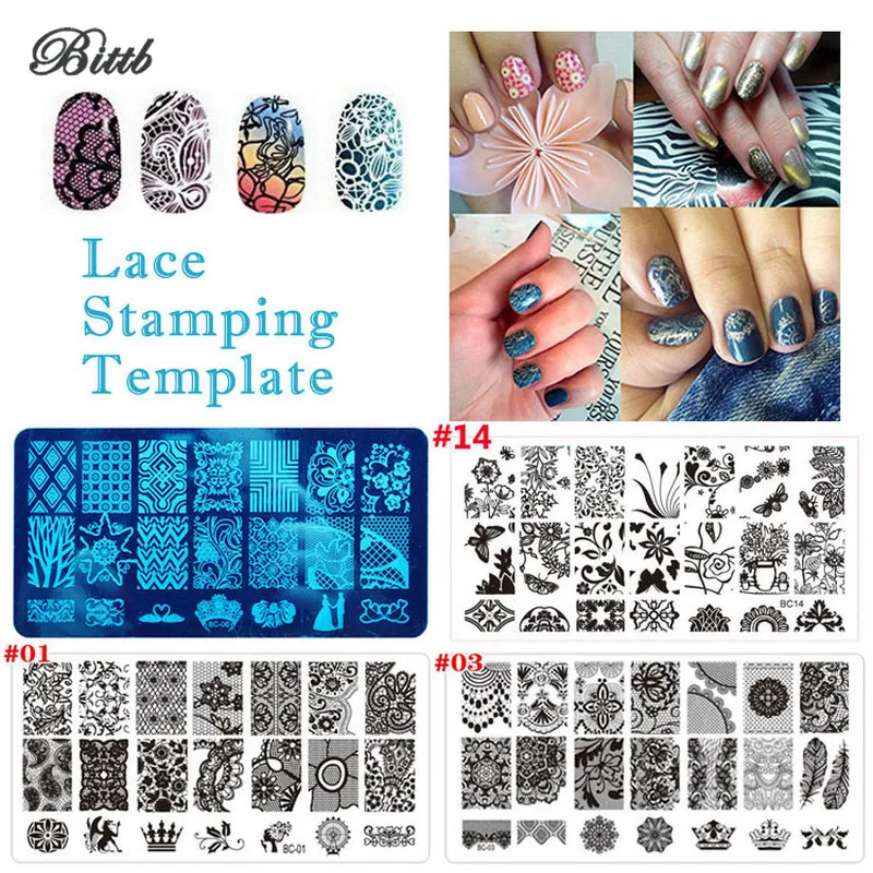 

Nail Art Stamping Plate DIY Nail Polish Stamping Tools Stamper Seal Manicure Stamping Template Stencil Print Painting Stamp Kit