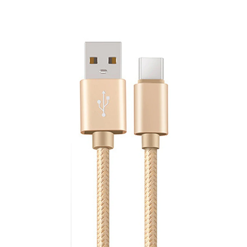 USB C Быстрая зарядка для samsung S9 S8 Plus Usb type C кабель 3,1 Зарядка данных синхронизировать мобильный телефон провод USBC для Xia mi note 10 pro - Цвет: Gold For Type C