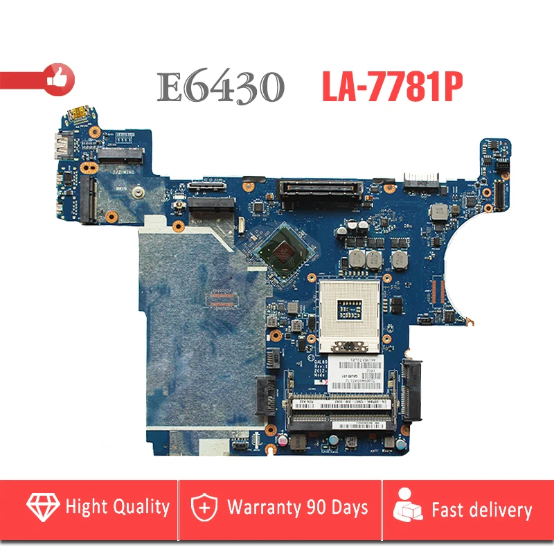 YTAI BR-0XP7NX LA-7781P для Dell Latitude E6430 Материнская плата ноутбука QM77 QAL80 LA-7781P BR-0XP7NX материнская плата полностью проверена