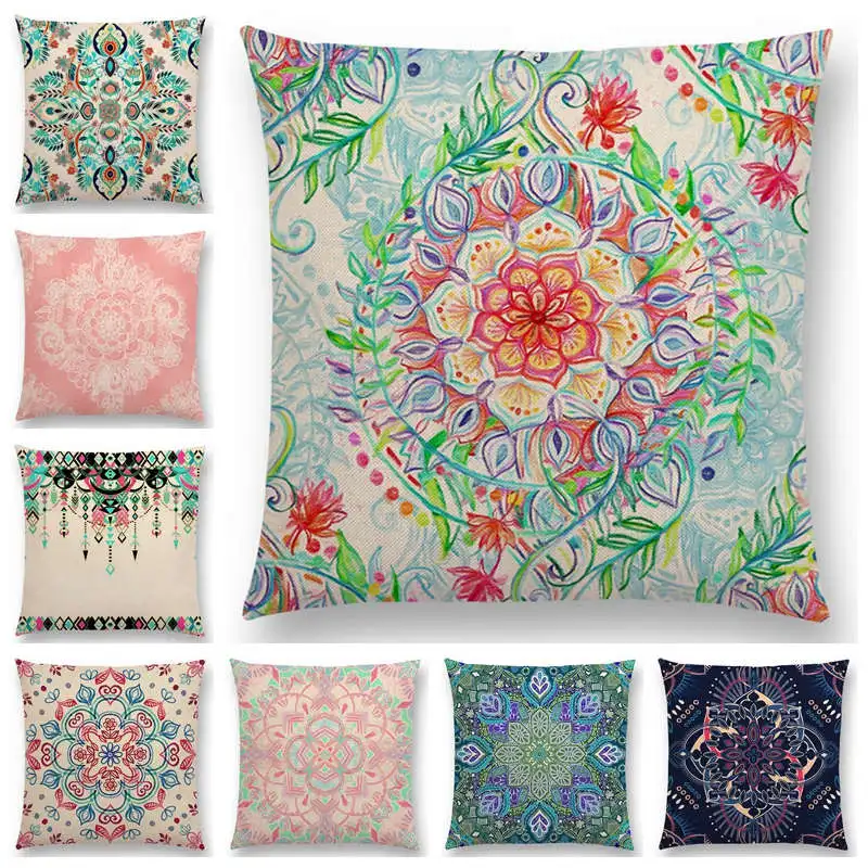 Горячая Распродажа красочный цветок Boho Art Великолепный цветочный Рисунок