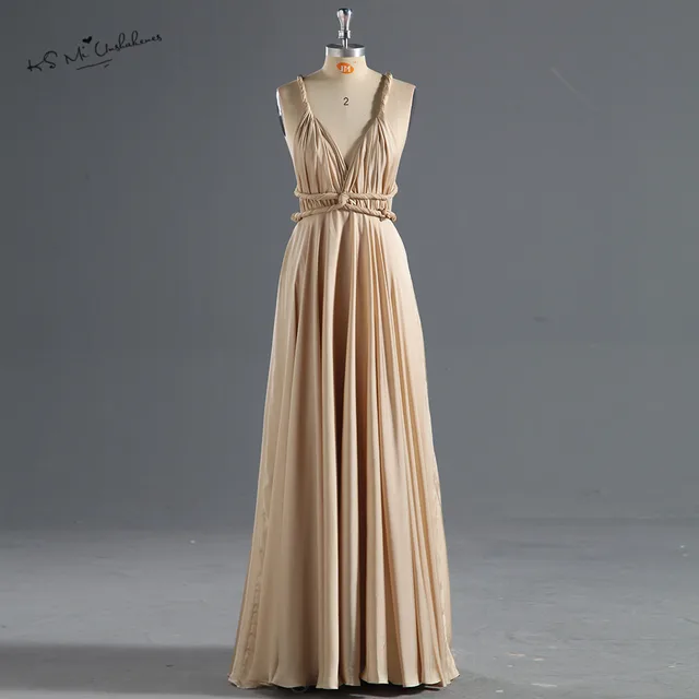 Aliexpress Robe Demoie D Honneur Wedding Guest Robe Demoie D Honneur Wedding Guest Dresses 2017 Champagne Long Bridesmaid Dress For