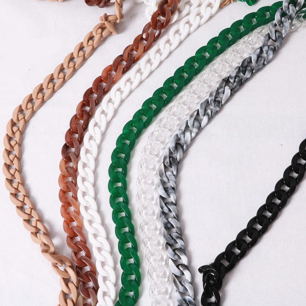 

NEW bag strap chain Wallet handle purse Acrylic resin strap chain strap replaced bag strap bag spare parts