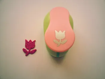 

free shipping 1.5 inch tulip design of craft punch Scrapbook punch paper crafting punch eva foam punch for DIY