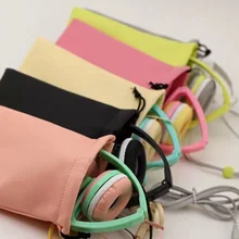 X18 macarons earphones cute headphone fone de ouvido over ear bests headphones cuffie head phones with storage bag free shipping