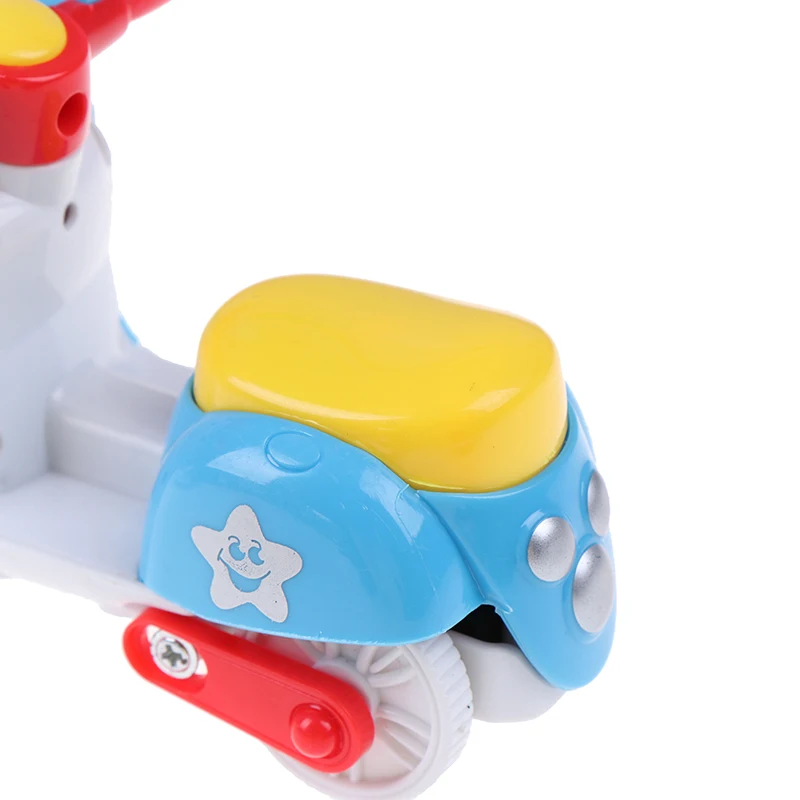 Детская Милая пластиковая мини мотоциклетная игрушка оттяните назад Литой мотоцикл Ранние модели образовательных игрушек для детей